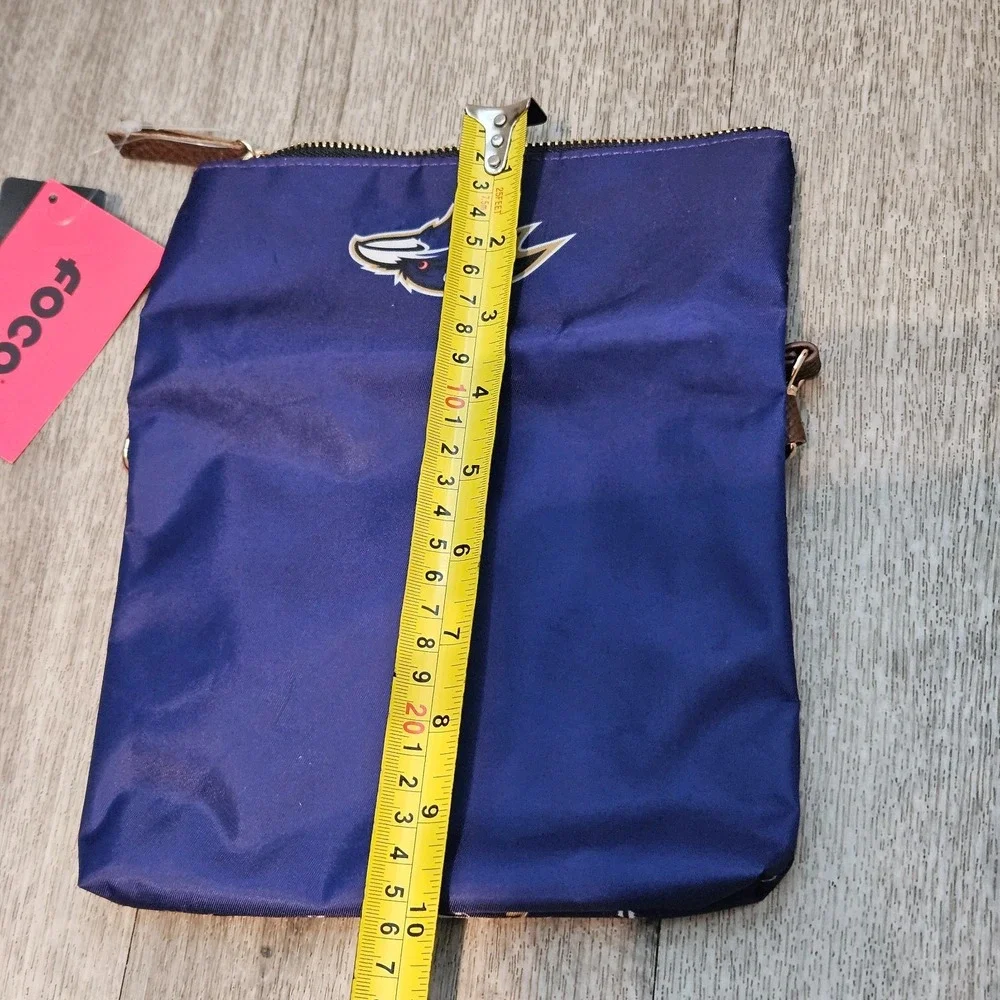Baltimore Ravens printed fold-over nylon purse wristlet clutch by FOCO NWT